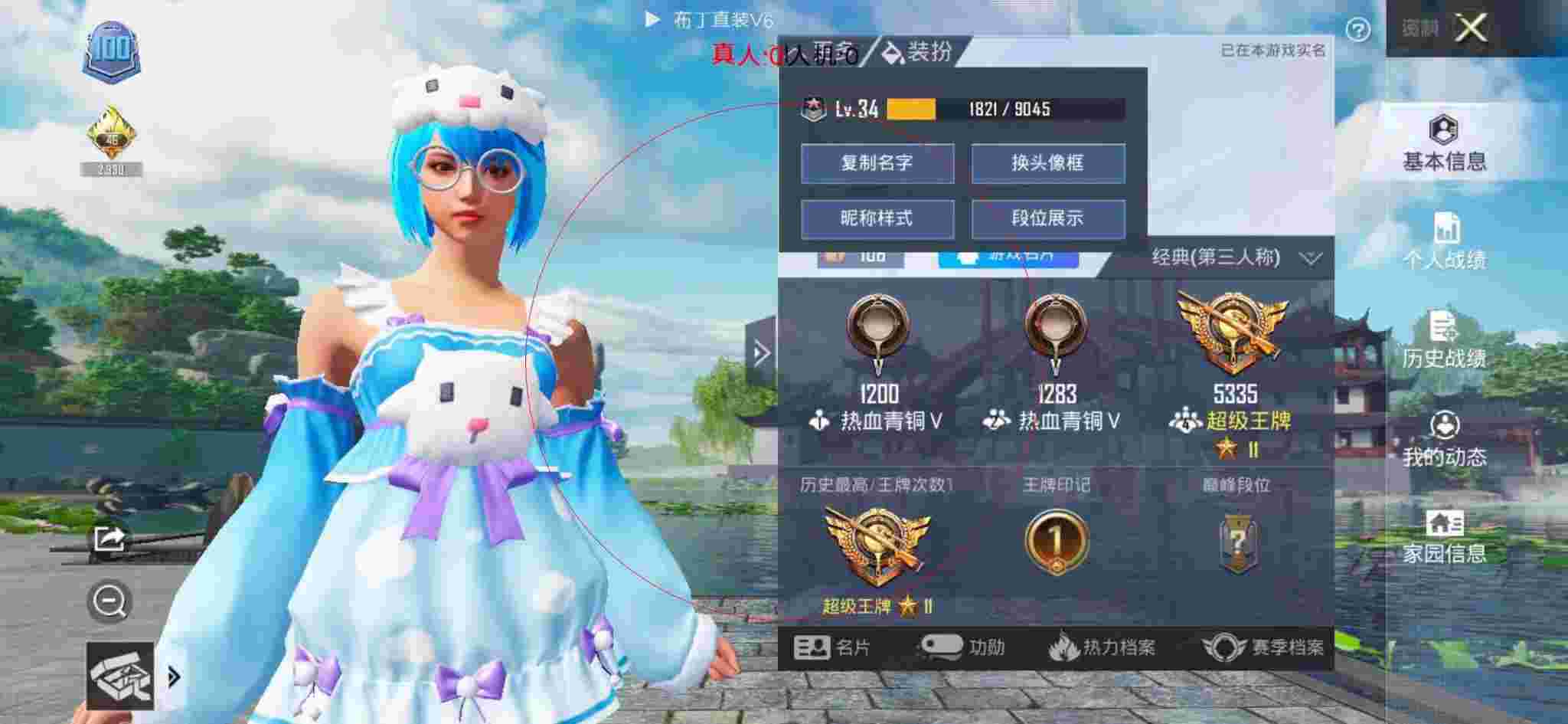 和平精英布丁直装透视 - 未来之战卡片搭配图辅助预览图